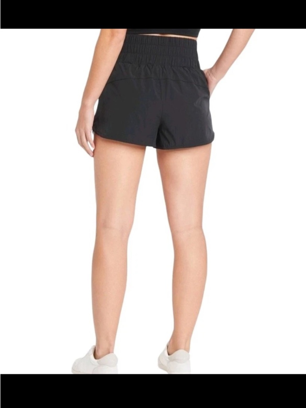 JoyLab Women’s Black High-Waist Athletic Shorts - Picture 3 of 9